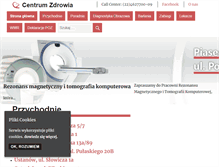Tablet Screenshot of centrumzdrowia.com